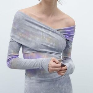 Zara Wrap Tie Dye Top